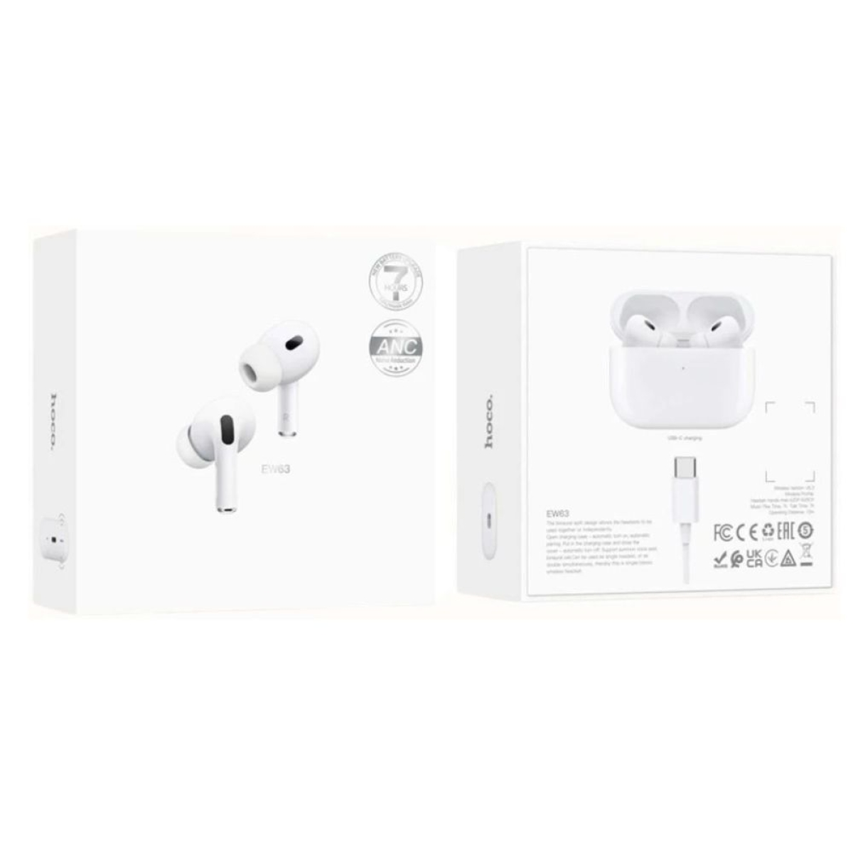 Ακουστικά Bluetooth Hoco EW63 - Λευκά
