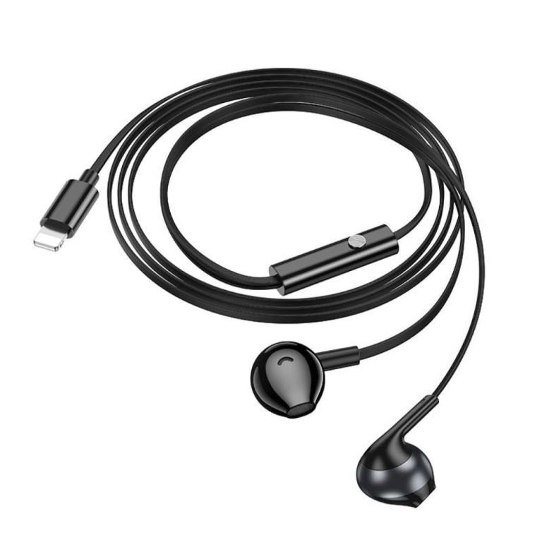 Ακουστικά Handsfree Hoco M115 Sagacious Universal Mε Mικρόφωνο iP - Μαύρο