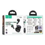 Ακουστικά με Θήκη Φόρτισης Hoco EQ18 ANC + ENC Earphones, Μαύρο