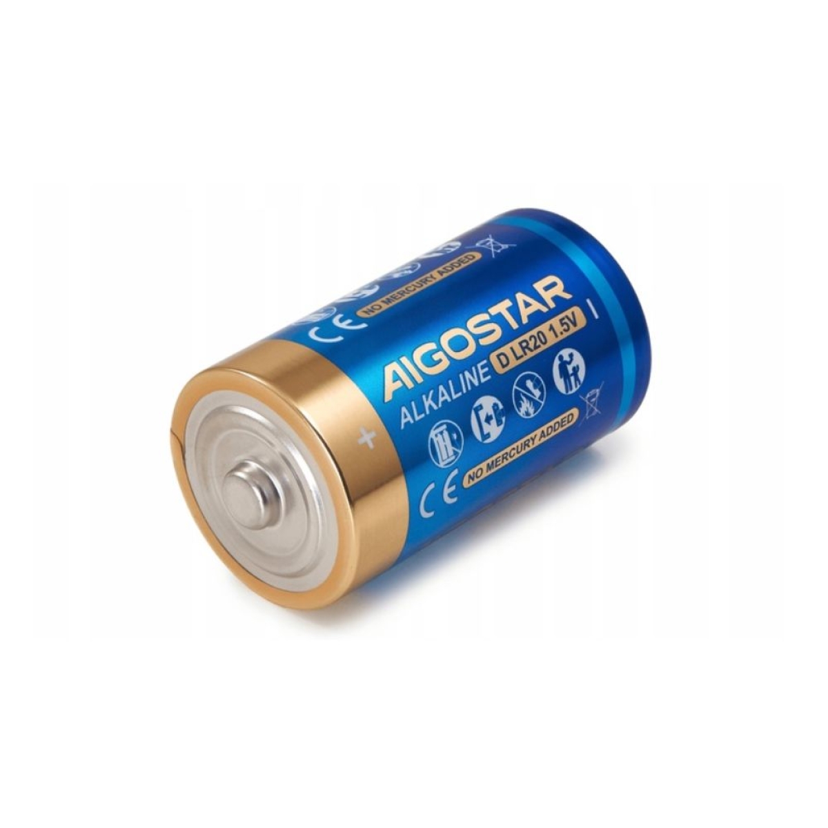 Αλκαλικές Μπαταρίες Aigostar LR20 D 1.5V – Σετ 2 Τεμαχίων