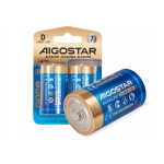 Αλκαλικές Μπαταρίες Aigostar LR20 D 1.5V – Σετ 2 Τεμαχίων