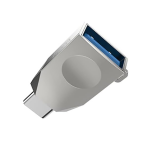 Αντάπτορας Type-C to USB Hoco UA9 Ασημί - Image 2