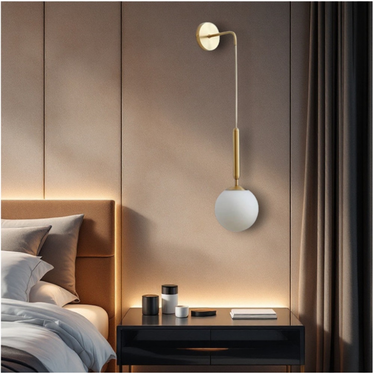 Απλίκα Τοίχου LED 1xG9 Χρυσή Universo AQ56 - Image 2