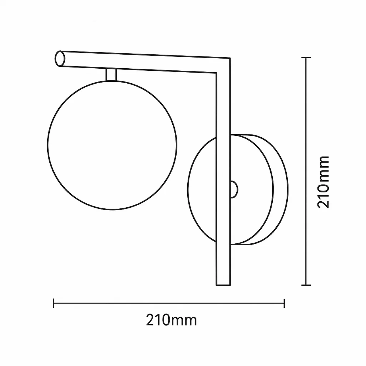 Απλίκα Τοίχου LED 1xG9 Universo E79-B