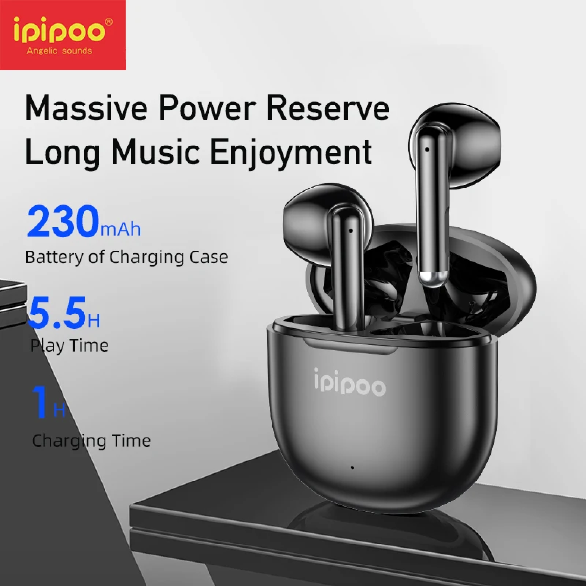 Ασύρματα Ακουστικά Bluetooth 5.3 Με Θήκη Φόρτισης Ipipoo TP-36 - Image 7