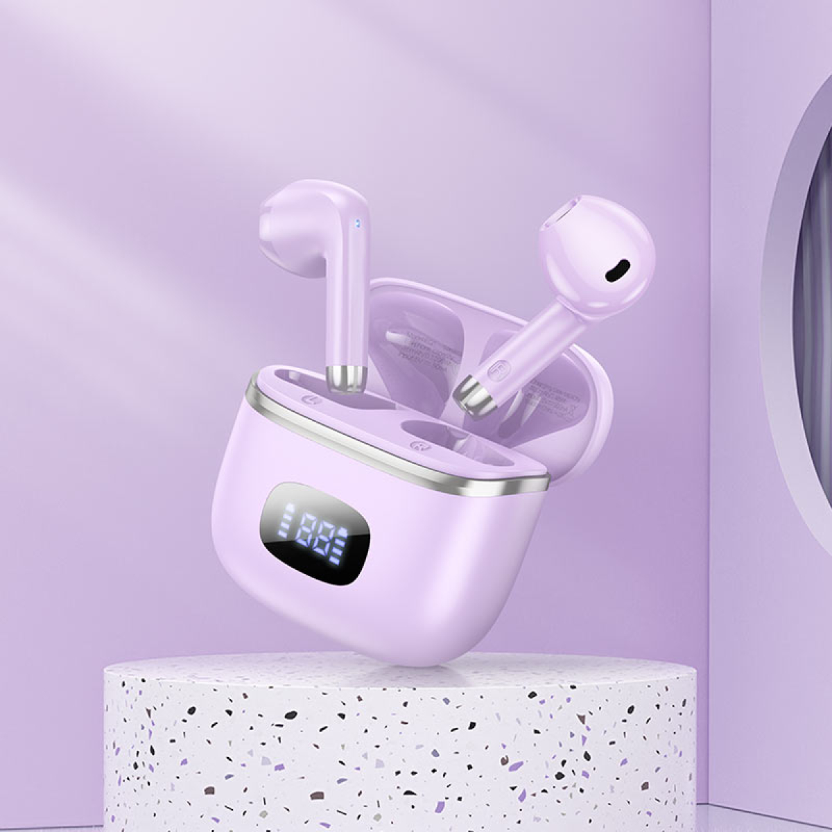 Ασύρματα Ακουστικά με Θήκη Φόρτισης Bluetooth Hoco EQ1 - Image 3