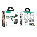 Ασύρματα Bluetooth Ακουστικά Hoco EQ28 Midnight με Μικρόφωνο & Θήκη Φόρτισης