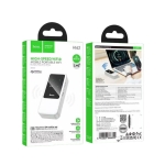 Ασύρματο Φορητό 4G Hotspot Router με SIM WiFi6 Τσέπης - Μέγιστη Ταχύτητα 150Mbps και Διπλή Μπαταρία 18650 4000mAh Hoco HI42 Λευκό