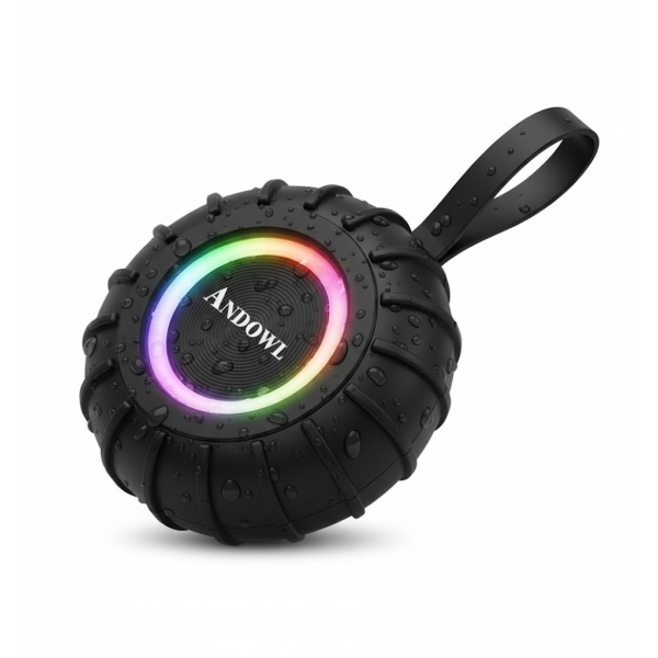 Ασύρματο Ηχείο Bluetooth με RGB Φωτισμό IPX6 Andowl Q-YX26 Μαύρο
