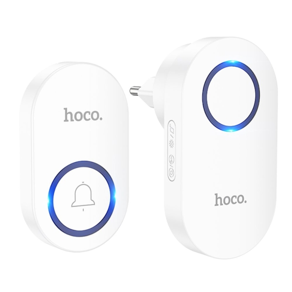 Ασύρματο Κουδούνι Πόρτας Hoco HC-HI25WH – Λευκό