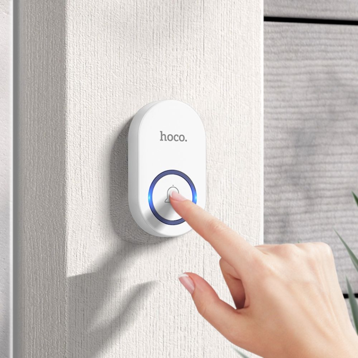 Ασύρματο Κουδούνι Πόρτας Hoco HC-HI25WH – Λευκό