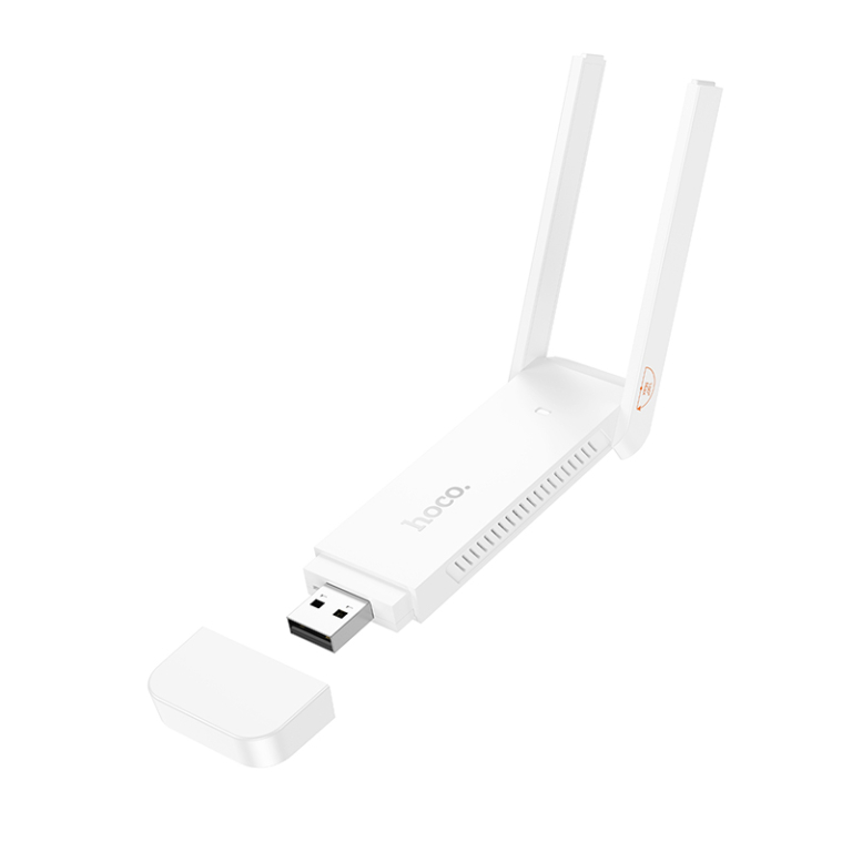 Ασύρματο USB Wi-Fi Dongle 150Mbps – Δημιουργία Φορητού Hotspot για PC & Laptop Hoco H140 Λευκό