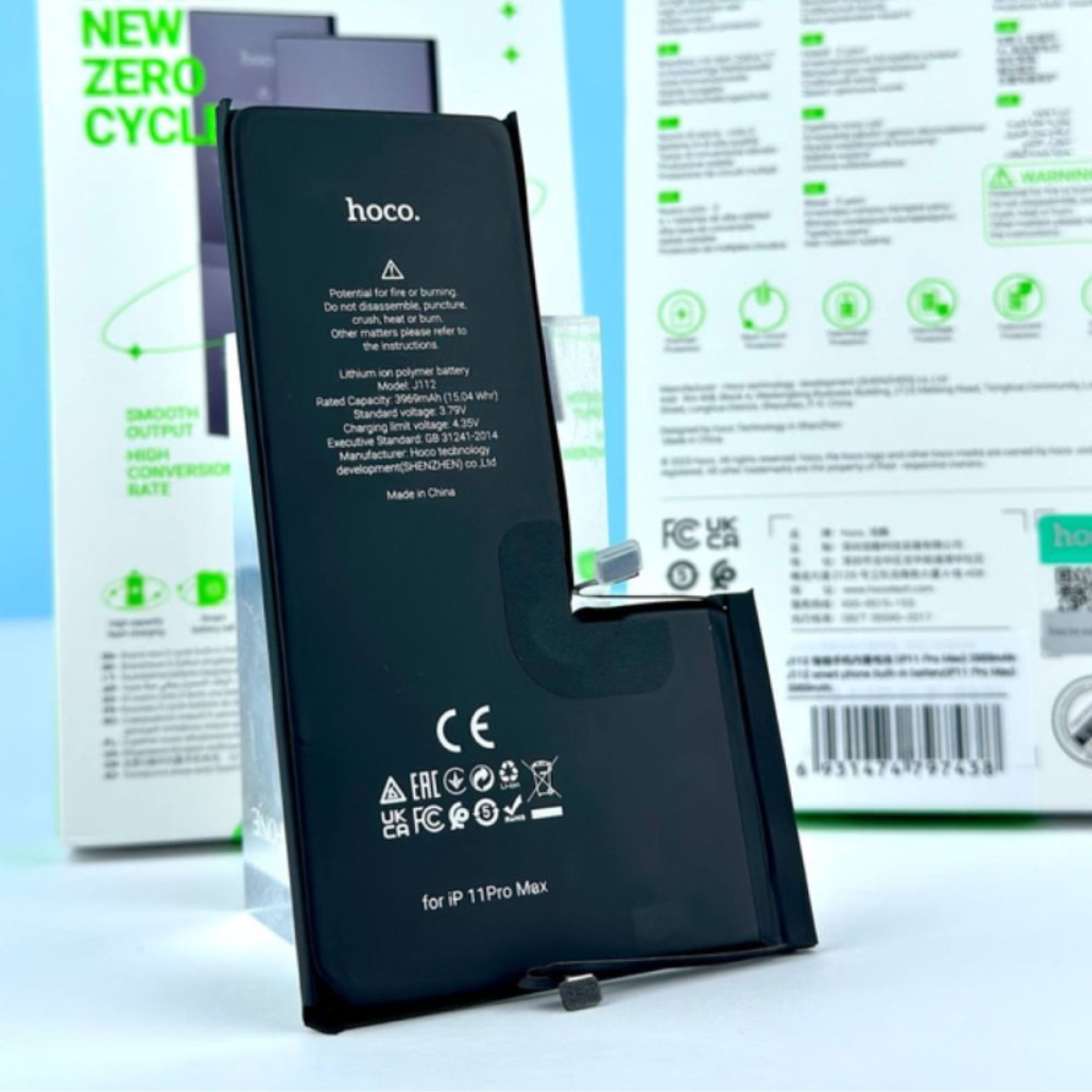Μπαταρία Hoco J112 Zero Cycle Συμβατή με Apple iPhone 11 Pro Max 3969mAh