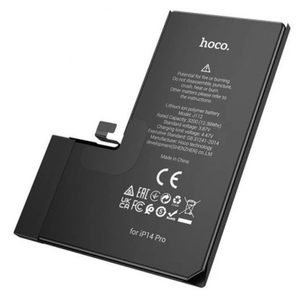 Μπαταρία Hoco J112 Zero Cycle Συμβατή με Apple iPhone 14 Pro 3200mAh