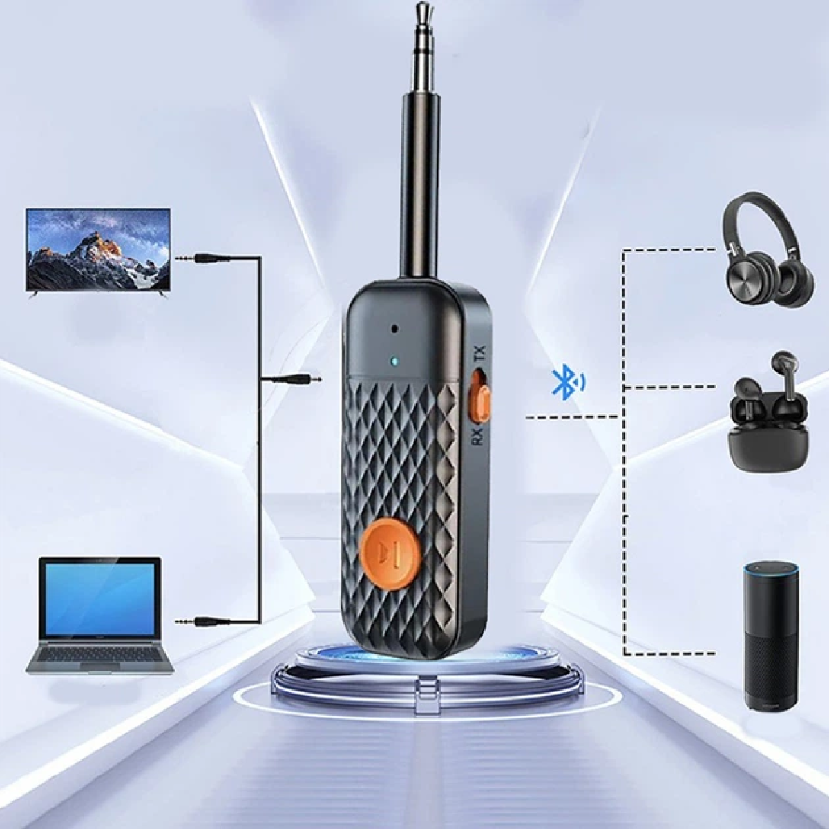Bluetooth Αντάπτορας Ήχου AUX BT970 - Image 5