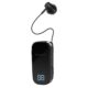 Borofone K60 In-ear Bluetooth Handsfree Ακουστικό Πέτου Μαύρο