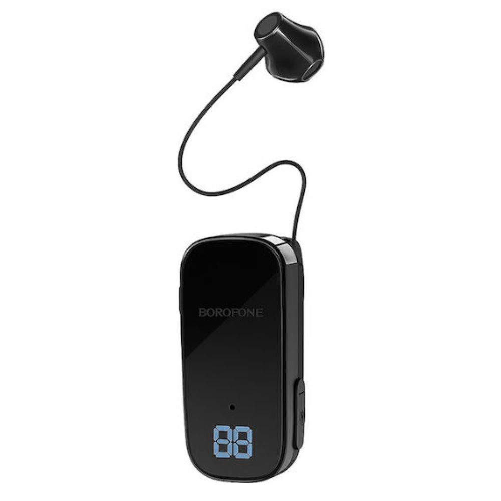 Borofone K60 In-Ear Bluetooth Handsfree Ακουστικό Πέτου Μαύρο