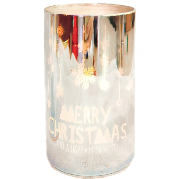 Χριστουγεννιάτικο Διακοσμητικό Κηροπήγιο Merry Christmas - 86588