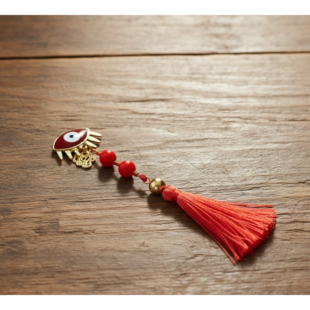 Χριστουγεννιάτικο Στολίδι Γούρι "Ματάκι" 19cm 86903 - Image 2