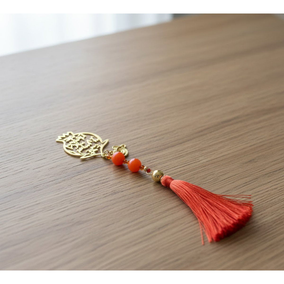 Χριστουγεννιάτικο Στολίδι Γούρι "Τυχερό Ρόδι" 19cm 86903 - Image 2