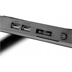 Cooling Pad για Laptop έως 15″ με 2 Ανεμιστήρες και Βάση Στήριξης Κινητού Μαύρο Arrango AC60909