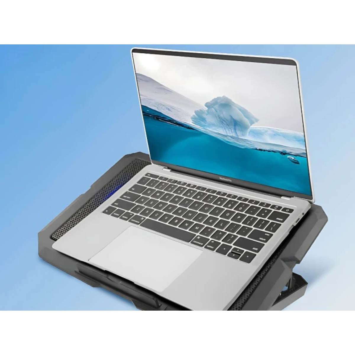 Cooling Pad για Laptop έως 15″ με 4 Ανεμιστήρες Μαύρο Arrango AC60907