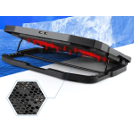 Cooling Pad για Laptop έως 15″ με 4 Ανεμιστήρες Μαύρο Arrango AC60907