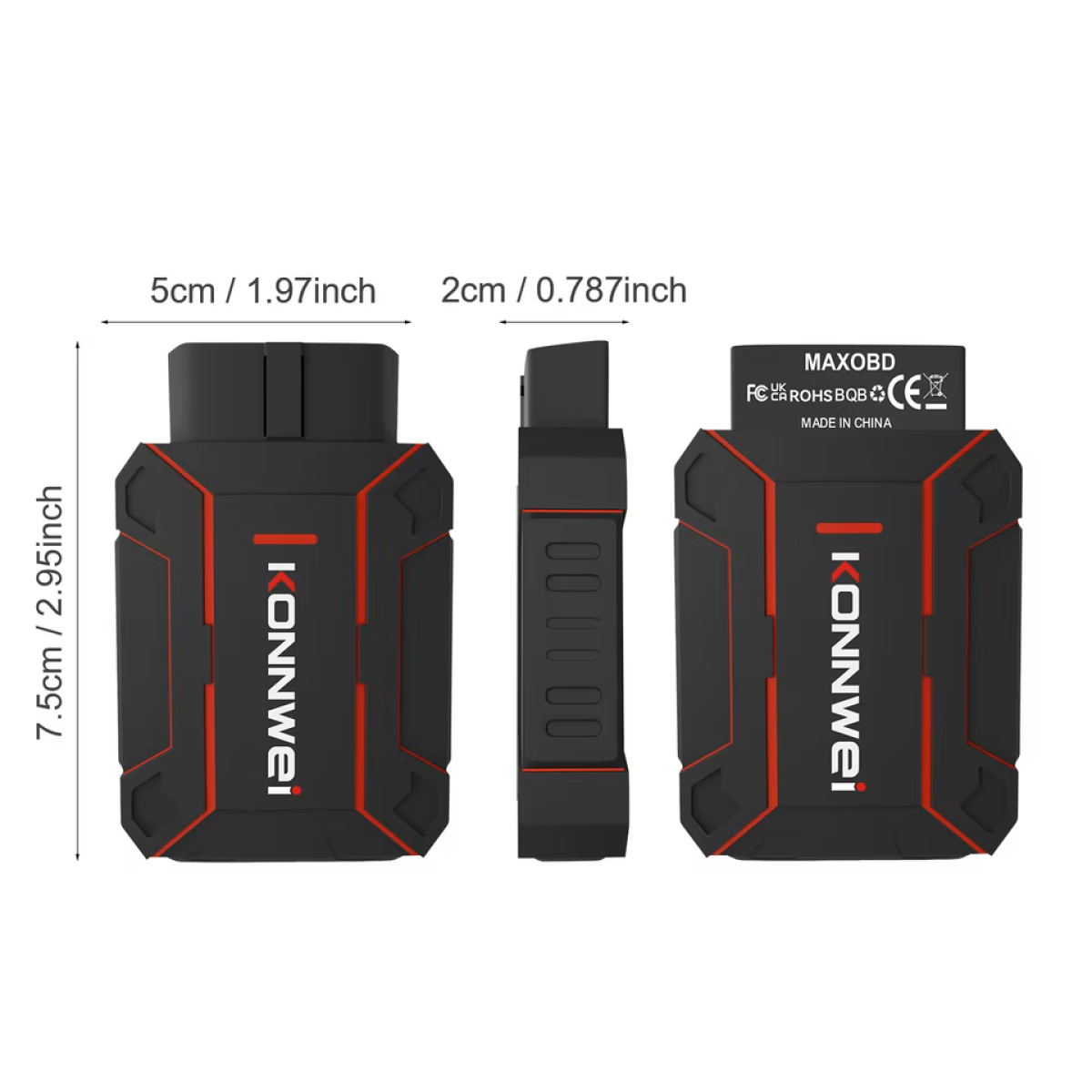 Διαγνωστικό Βλαβών Αυτοκινήτου με Bluetooth Konnwei MAXOBD 2 - Image 4