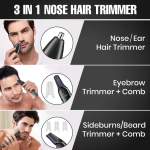 Επαναφορτιζόμενη Μηχανή Trimmer με Οθόνη 1200mAh VGR V-603 Μαύρο - Image 4