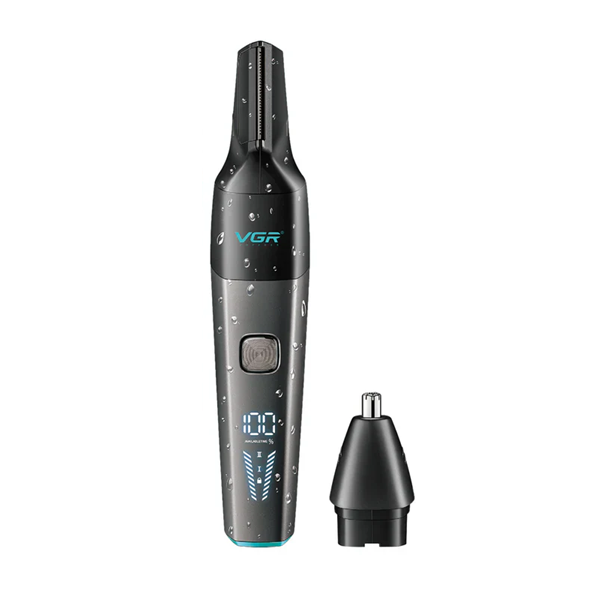 Επαναφορτιζόμενη Μηχανή Trimmer με Οθόνη 1200mAh VGR V-603 Μαύρο