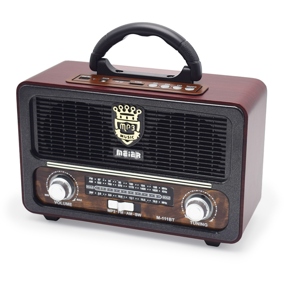 Επαναφορτιζόμενο Φορητό Ραδιόφωνο Bluetooth Wireless και MP3 Player CMiK MK-111BT - Image 2