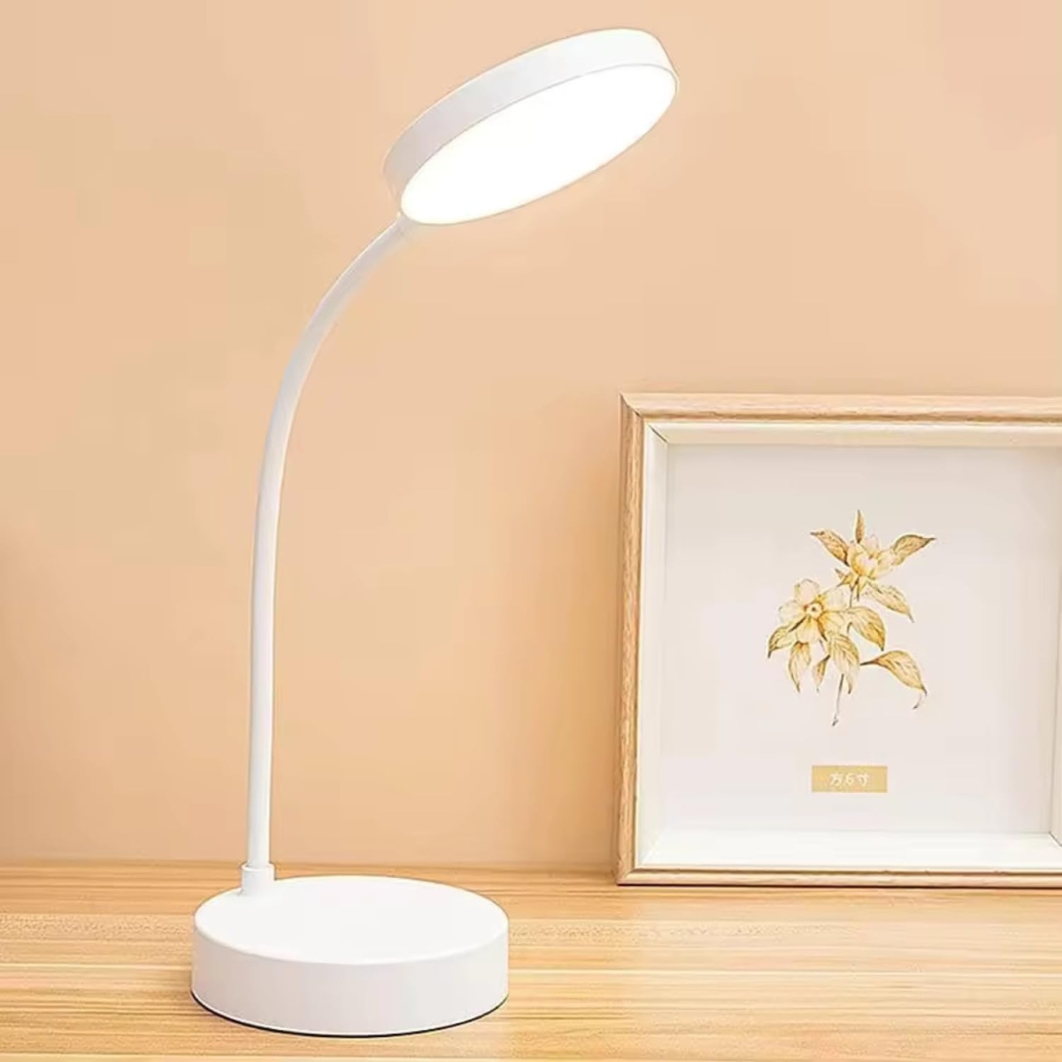 Επαναφορτιζόμενο Φωτιστικό Γραφείου LED Andowl Q-LED529 Λευκό - Image 4