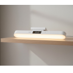 Επαναφορτιζόμενο Φωτιστικό LED με Ρολόι Andowl Q-LED186 Λευκό - Image 2