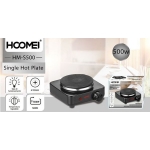 Επιτραπέζια Εστία Εμαγιέ Mονή Μαύρη 500W Hoomei HM-S500 - Image 2