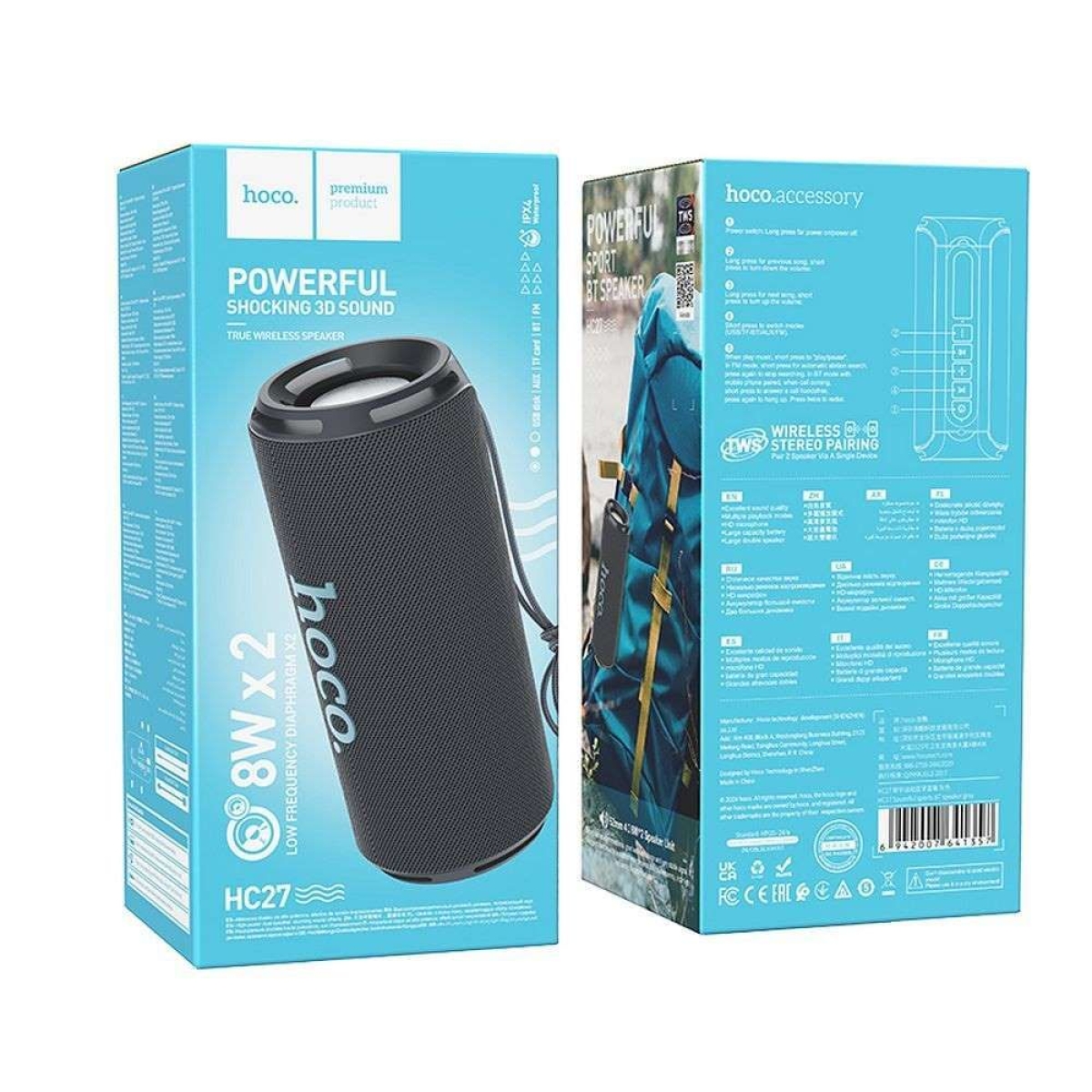 Φορητό Ασύρματο Ηχείο Bluetooth 16W Hoco HC27 - Image 3