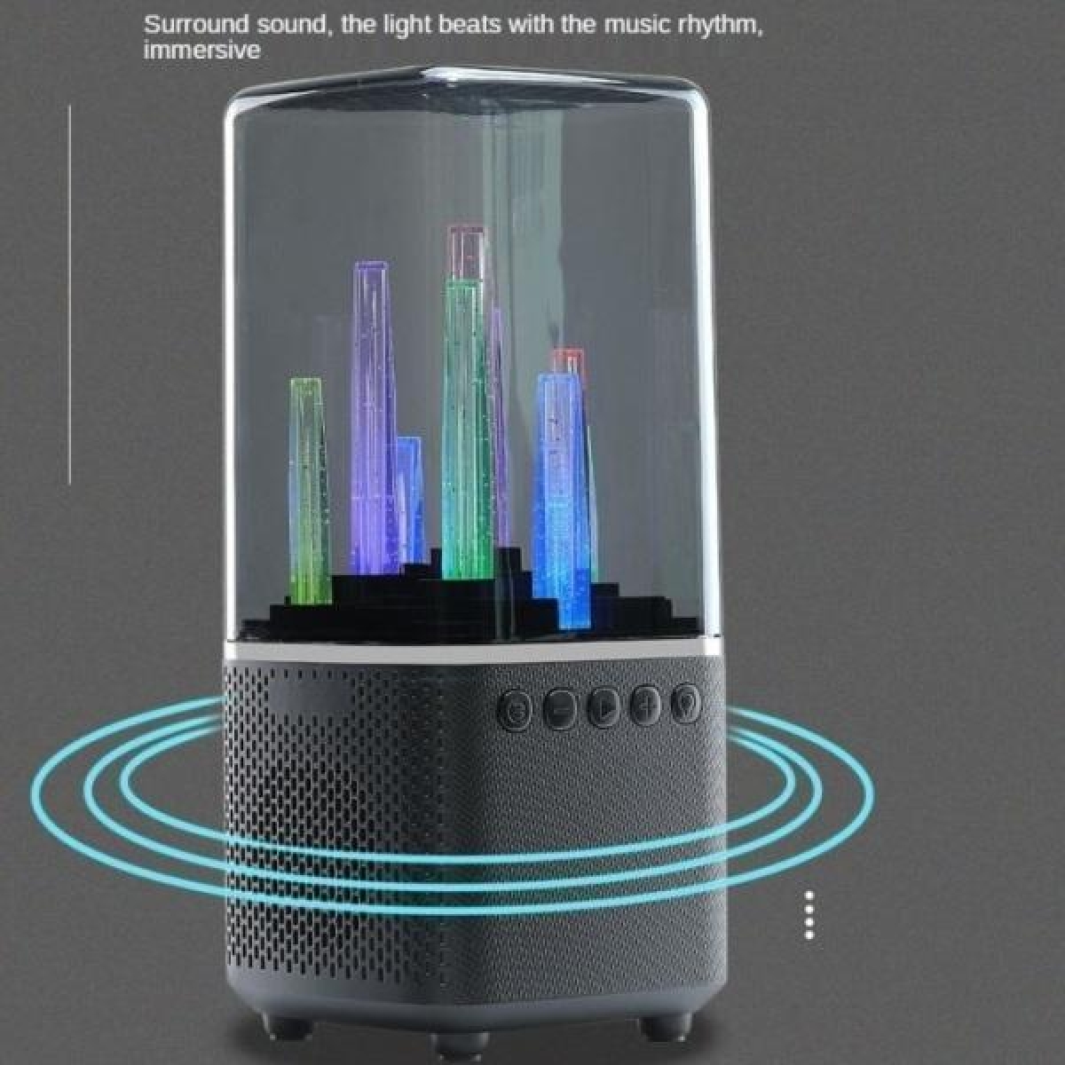 Φορητό Ασύρματο Ηχείο Bluetooth 5W MC-108 Μαύρο - Image 3