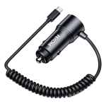 Φορτιστής Αυτοκινήτου 66W με Θύρα Type-C/USB και Καλώδιο Type-C Wekome WP-C51 Μαύρο - Image 3