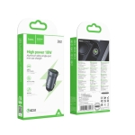 Φορτιστής Αυτοκινήτου USB-A 18W (QC3.0) Hoco Z62, χωρίς Καλώδιο – Γκρι