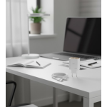 Φορτιστής με 2 Θύρες Type-C & USB 35W και Καλώδιο USB to Type-C Andowl Q-CD35 Λευκό - Image 3