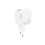 Φορτιστής Τοίχου PD 30W με Θύρα USB-C – HOCO C112A, Λευκό
