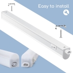 Φωτιστικό Πάγκου LED T5 με Διακόπτη – 9W, 3000K, 0.6m