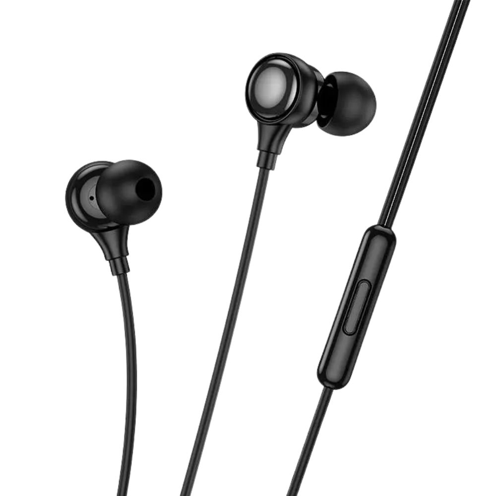 Hands Free Ακουστικά Hoco M116 Benevolent Stereo Usb-C Με Μικρόφωνο 1.2M - Μαυρο