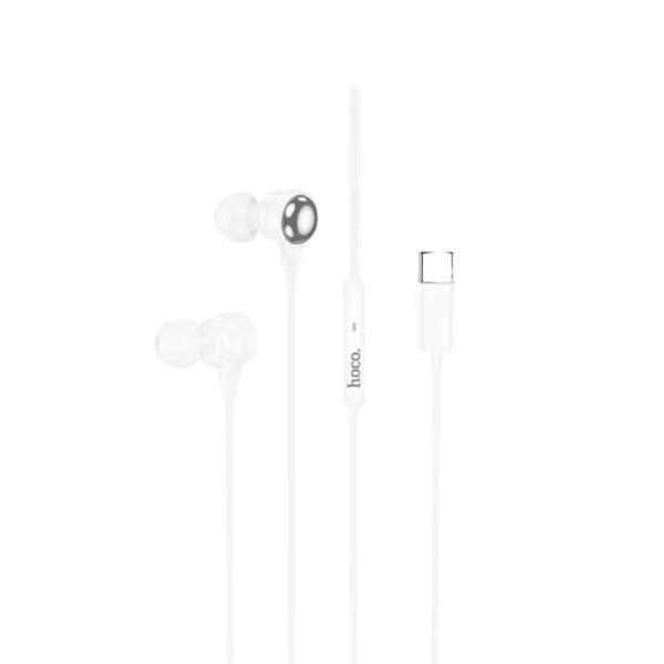 Hands Free Ακουστικά Hoco M116 Benevolent Stereo USB-C με Μικρόφωνο 1.2m