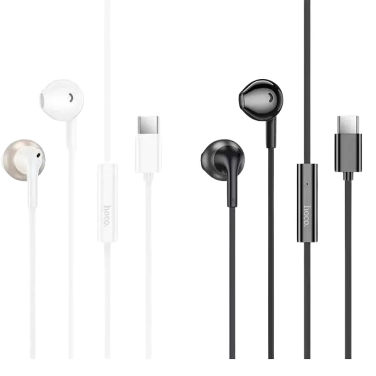 Hands Free Hoco M115 Sagacious USB-C Ενσύρματα Ακουστικά Hi-Fi Stereo με Μικρόφωνο 1.2m