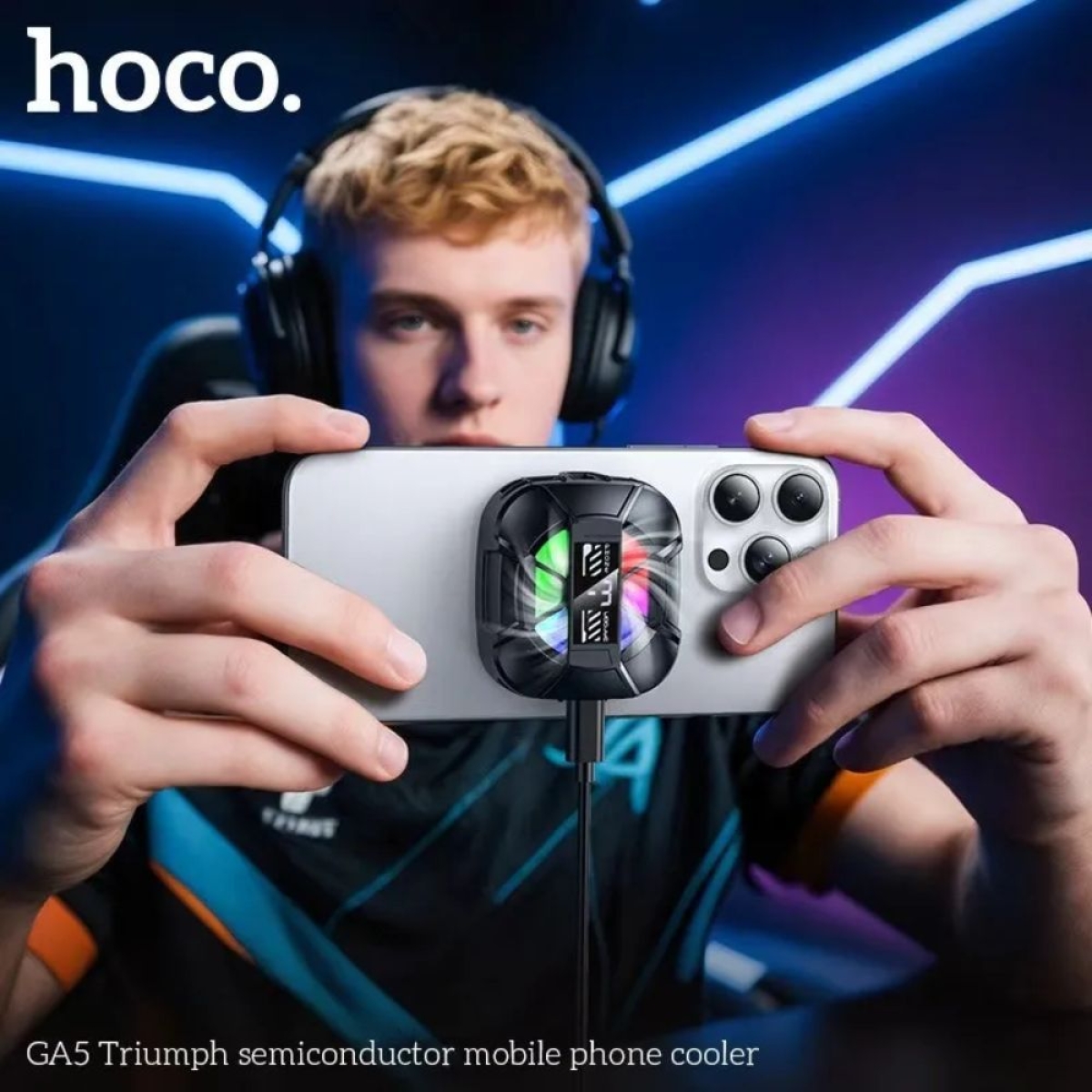 Hoco Ανεμιστηράκι Κινητού Ga5 Μαύρο