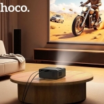 Hoco DT6 Smart Projector HD με Wi-Fi Μαύρο