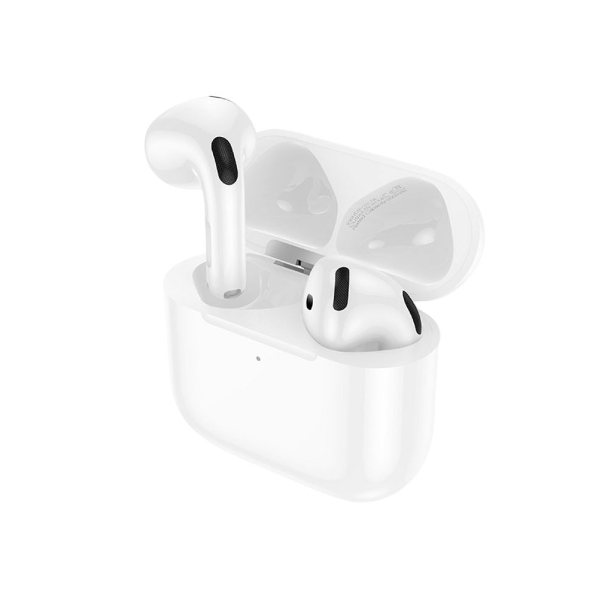Hoco EW84 Earbud Bluetooth Handsfree Ακουστικά με Αντοχή στον Ιδρώτα και Θήκη Φόρτισης Λευκά