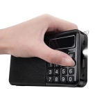 Hoco HI50 Επιτραπέζιο Ραδιόφωνο Μπαταρίας με Bluetooth και USB - Μαύρο