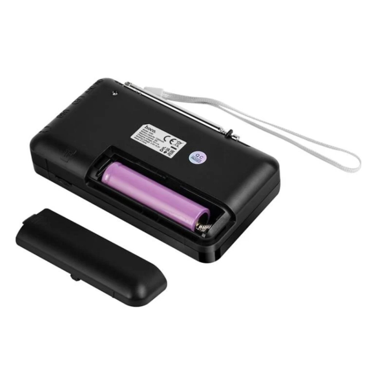 Hoco HI50 Επιτραπέζιο Ραδιόφωνο Μπαταρίας με Bluetooth και USB - Μαύρο