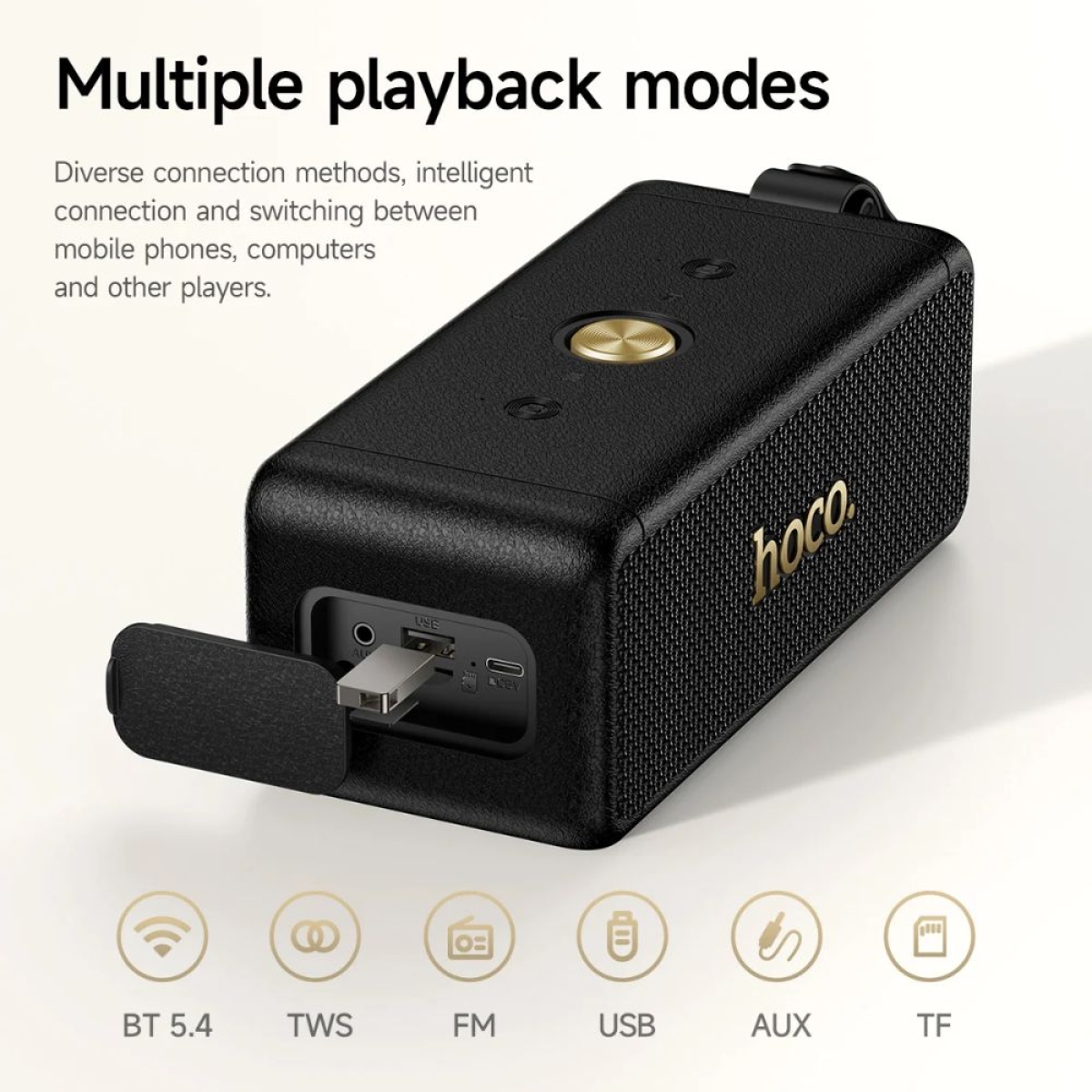 Hoco HT1 Pro Max Marqouis Sport Ηχείο Bluetooth 16W με Ραδιόφωνο